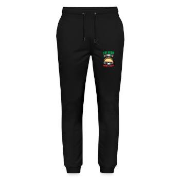 Tacos Al Pastor Mexican Mexico - Stanley/Stella Mover Unisex Organic Jogging Trousers - black - Front - Marisol (170cm) & Nik (191cm)