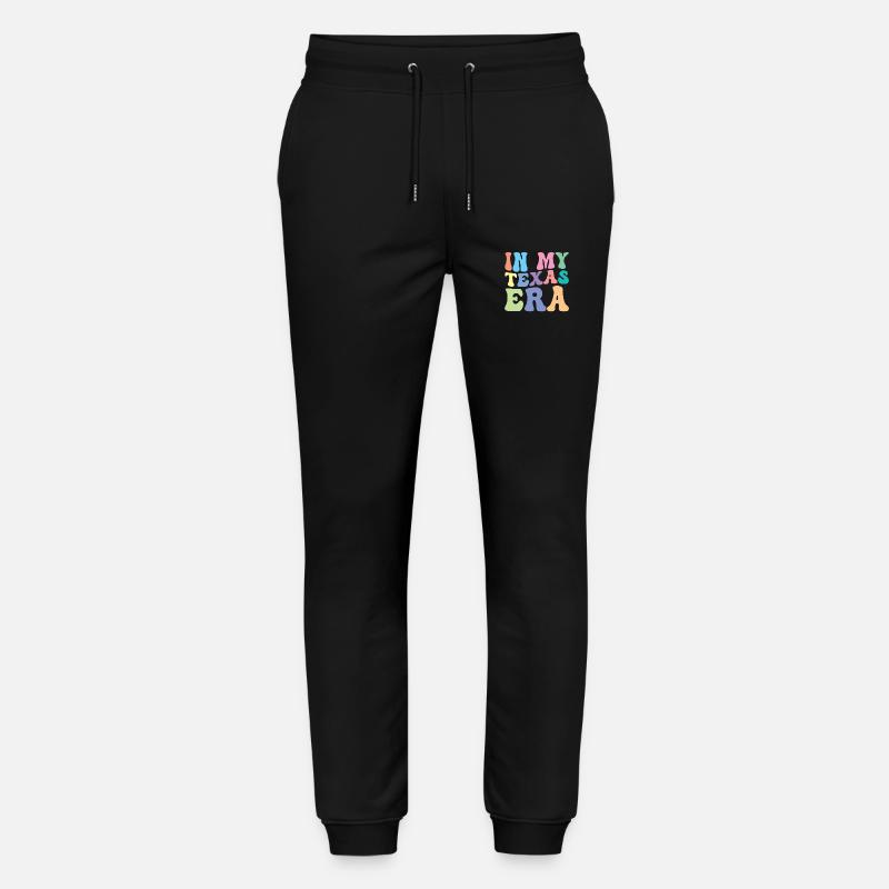 Texas Retro Groovy - Stanley/Stella Unisex Bio Jogginghose Mover - Schwarz
