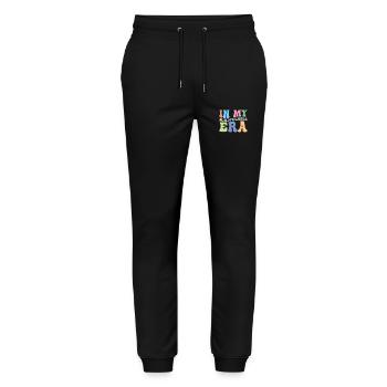 Achtsamkeit Groovy - Stanley/Stella Unisex Bio Jogginghose Mover  - Schwarz - Vorne - Marisol (170cm) & Nik (191cm)