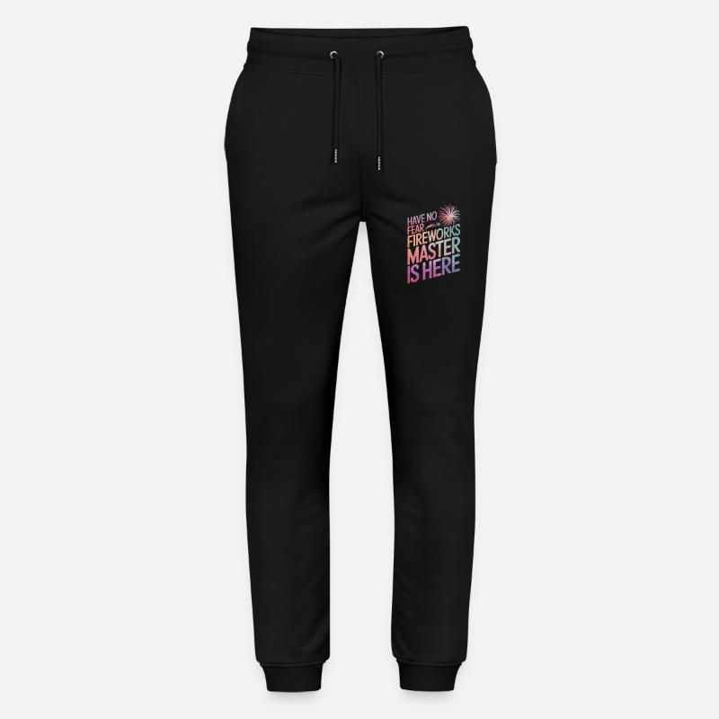 Pyrotechnics Fireworks Pyrotechnics - Stanley/Stella Mover Unisex Organic Jogging Trousers - black