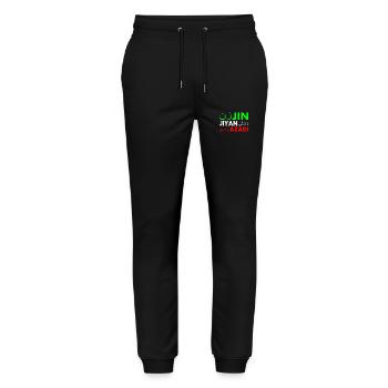 Jin jiyan azadi زن زندگی آزادی - Stanley/Stella Mover Unisex Organic Jogging Trousers - black - Front - Marisol (170cm) & Nik (191cm)