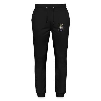 Dreadful Christmas Angry - Stanley/Stella Mover Unisex Organic Jogging Trousers - black - Front - Marisol (170cm) & Nik (191cm)