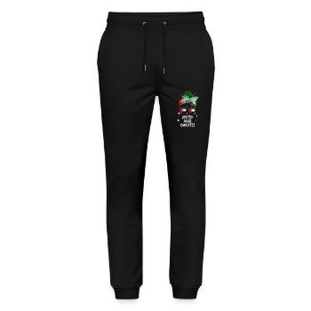Vereinigte Arabische Emirate - Stanley/Stella Unisex Bio Jogginghose Mover  - Schwarz - Vorne - Marisol (170cm) & Nik (191cm)