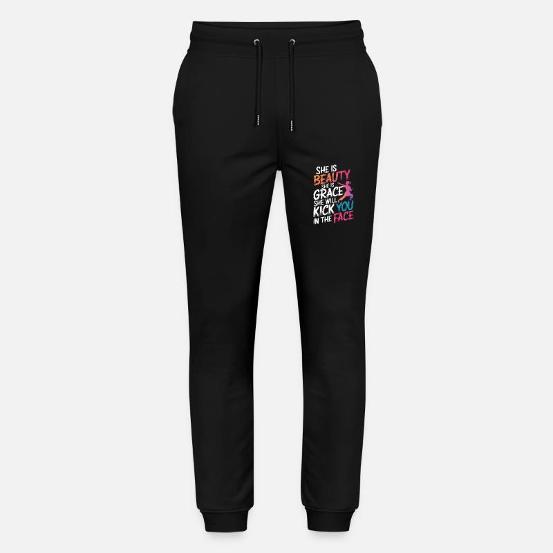 Karate Karatekämpfer Kampfkunst - Stanley/Stella Unisex Bio Jogginghose Mover  - Schwarz