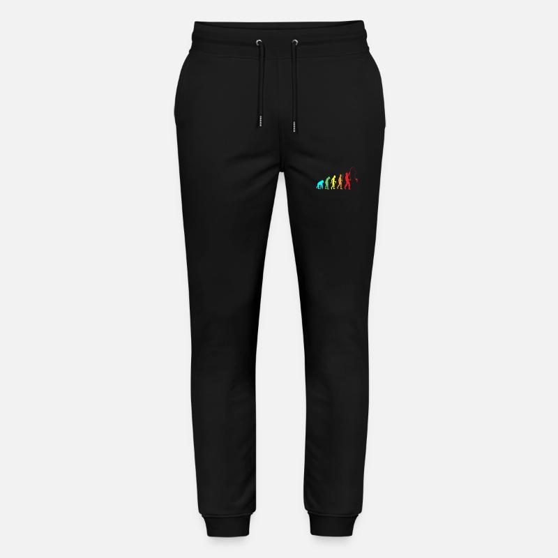 Évolution des pêcheurs - Pantalon de jogging bio MOVER Stanley/Stella unisexe - noir
