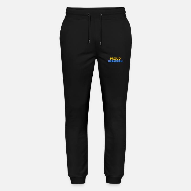Proud ukrainian - Stanley/Stella Unisex Bio Jogginghose Mover  - Schwarz