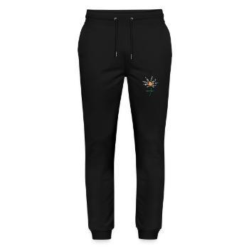 Teacher Life - Teach Love Inspire Teachers - Stanley/Stella Mover Unisex Organic Jogging Trousers - black - Front - Marisol (170cm) & Nik (191cm)