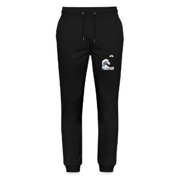 Dare to be Yourself - Trans LGBT Colors in the - Stanley/Stella Mover Unisex Organic Jogging Trousers - black - Front - Marisol (170cm) & Nik (191cm)