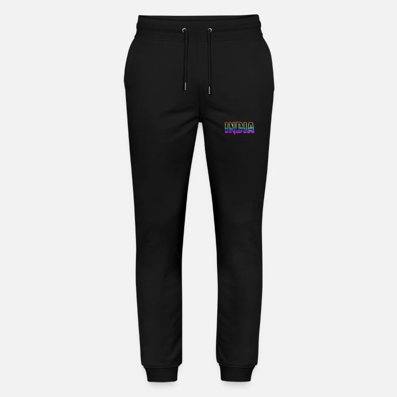 inde rs arc-en-ciel - Pantalon de jogging bio MOVER Stanley/Stella unisexe - noir