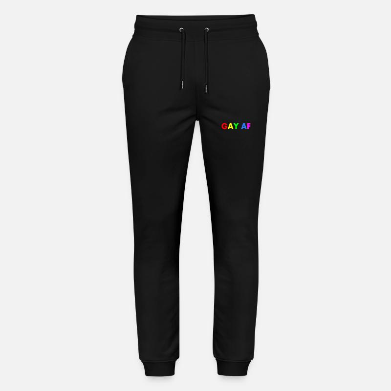 Gay af - Stanley/Stella Unisex Bio Jogginghose Mover  - Schwarz