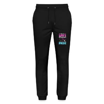 Krankenschwester Krankenpfleger Krankenpflegerin - Stanley/Stella Unisex Bio Jogginghose Mover  - Schwarz - Vorne - Marisol (170cm) & Nik (191cm)