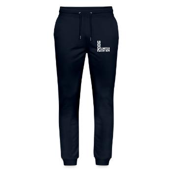 Legendary Since 2006 Birthday Gift 2006 - Stanley/Stella Mover Unisex Organic Jogging Trousers - navy - Front - Marisol (170cm) & Nik (191cm)