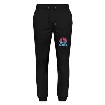 Maman - Pantalon de jogging bio MOVER Stanley/Stella unisexe - noir - Devant - Marisol (170cm) & Nik (191cm)