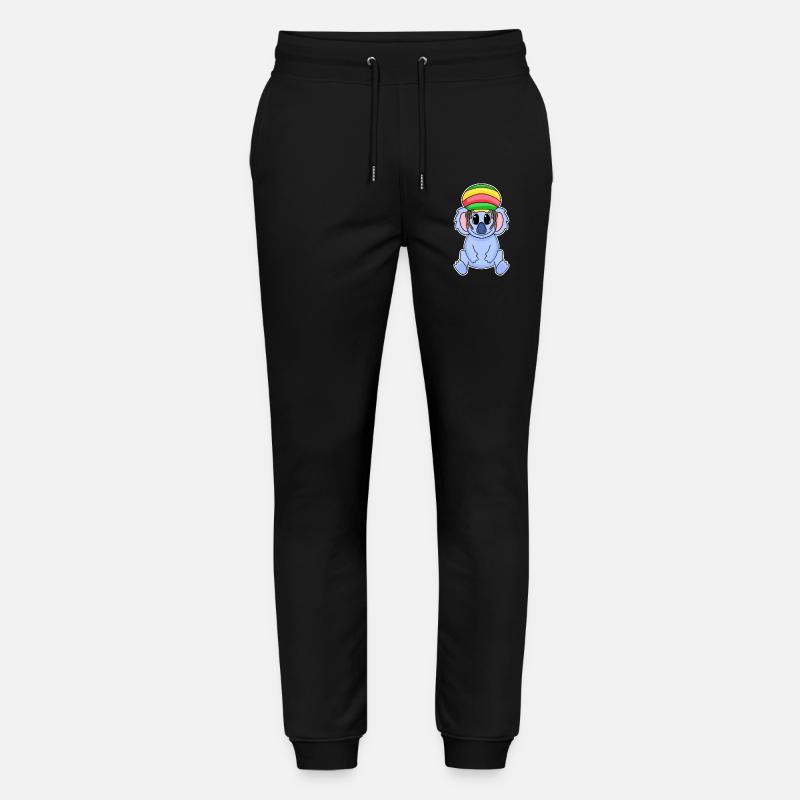 Rasta Koala - Pantalon de jogging bio MOVER Stanley/Stella unisexe - noir