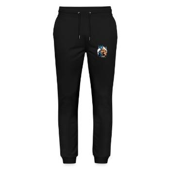 Spartan Muscles Gladiator Gym - Stanley/Stella Mover Unisex Organic Jogging Trousers - black - Front - Marisol (170cm) & Nik (191cm)