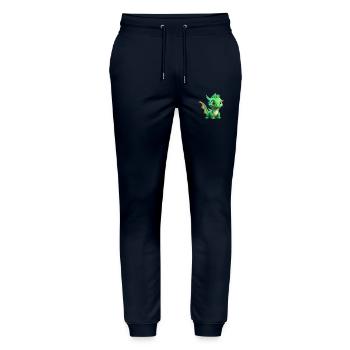 Spitze - Stanley/Stella Unisex Bio Jogginghose Mover  - Navy - Vorne - Marisol (170cm) & Nik (191cm)
