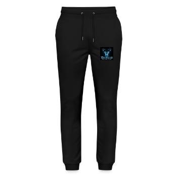 Deer village kid & proud of it Traditional costume fashion, village - Stanley/Stella Mover Unisex Organic Jogging Trousers - black - Front - Marisol (170cm) & Nik (191cm)
