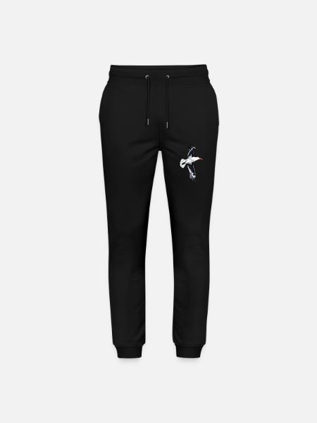 Möwe - Stanley/Stella Unisex Bio Jogginghose Mover - Schwarz