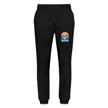 Awesome since 2009 - Stanley/Stella Mover Unisex Organic Jogging Trousers - black - Front - Marisol (170cm) & Nik (191cm)