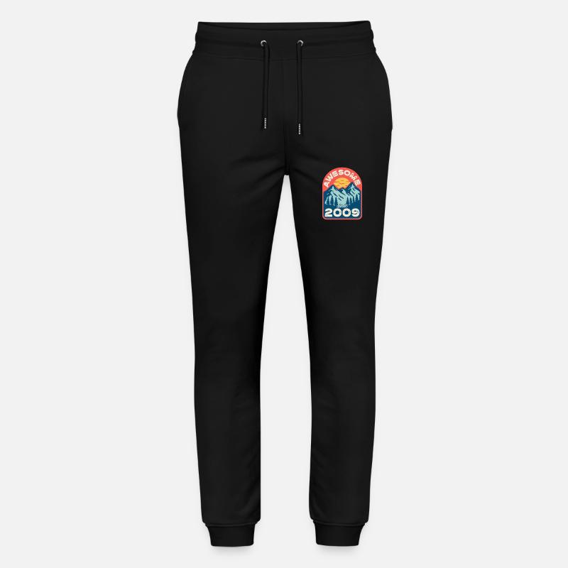Awesome since 2009 - Stanley/Stella Unisex Bio Jogginghose Mover  - Schwarz