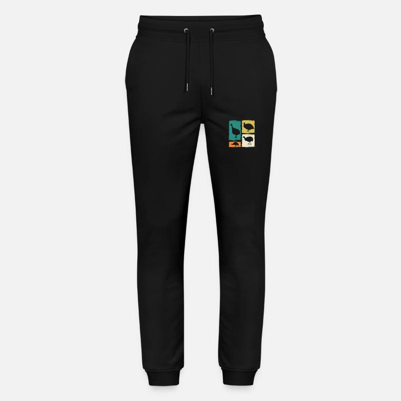 Poules Coq Pintade - Pantalon de jogging bio MOVER Stanley/Stella unisexe - noir