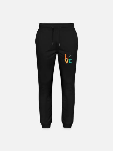 Flute player - Stanley/Stella Mover Unisex Organic Jogging Trousers - black