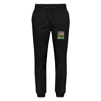 Kita Farewell First Grade School Enrollment 2025 - Stanley/Stella Mover Unisex Organic Jogging Trousers - black - Front - Marisol (170cm) & Nik (191cm)