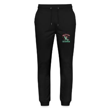 Egg-cellent Egg Hunter - Stanley/Stella Mover Unisex Organic Jogging Trousers - black - Front - Marisol (170cm) & Nik (191cm)