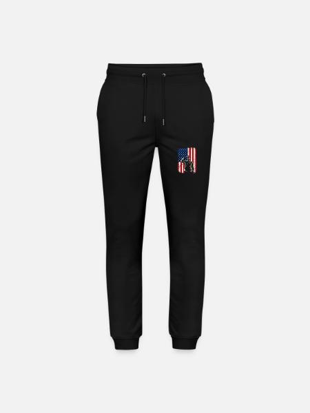 Veteran - Stanley/Stella Mover Unisex Organic Jogging Trousers - black