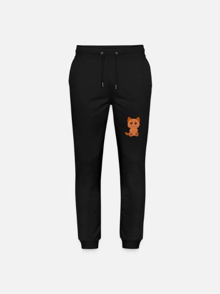 Süße braune Katze - Stanley/Stella Unisex Bio Jogginghose Mover  - Schwarz
