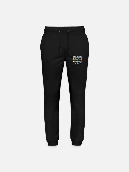 Intelligenz Mut Persönlichkeit - mein Dackel - Stanley/Stella Unisex Bio Jogginghose Mover  - Schwarz