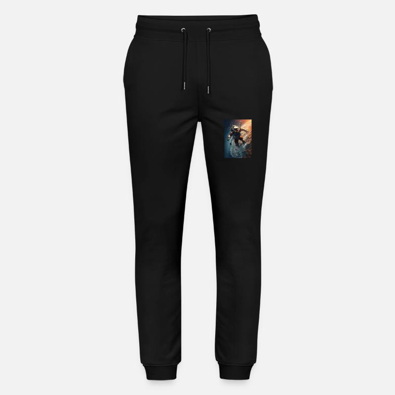 Astronaute dans l’espace - Pantalon de jogging bio MOVER Stanley/Stella unisexe - noir