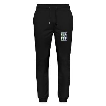 Kayak Canoe Paddle Boat on the water Sports - Stanley/Stella Mover Unisex Organic Jogging Trousers - black - Front - Marisol (170cm) & Nik (191cm)