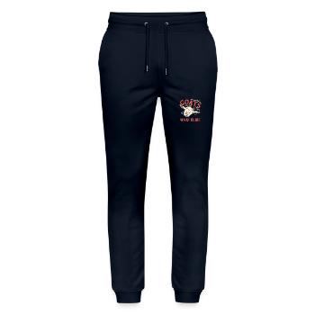 Ziegen was sonst? Lustiges Ziegendesign - Stanley/Stella Unisex Bio Jogginghose Mover  - Navy - Vorne - Marisol (170cm) & Nik (191cm)