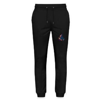 Conception de VTT - Pantalon de jogging bio MOVER Stanley/Stella unisexe - noir - Devant - Marisol (170cm) & Nik (191cm)