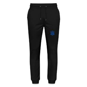 carpe diem - Stanley/Stella Unisex Bio Jogginghose Mover  - Schwarz - Vorne - Marisol (170cm) & Nik (191cm)