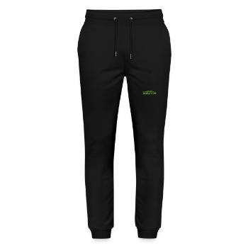 tu dir etwas gutes - Stanley/Stella Unisex Bio Jogginghose Mover  - Schwarz - Vorne - Marisol (170cm) & Nik (191cm)