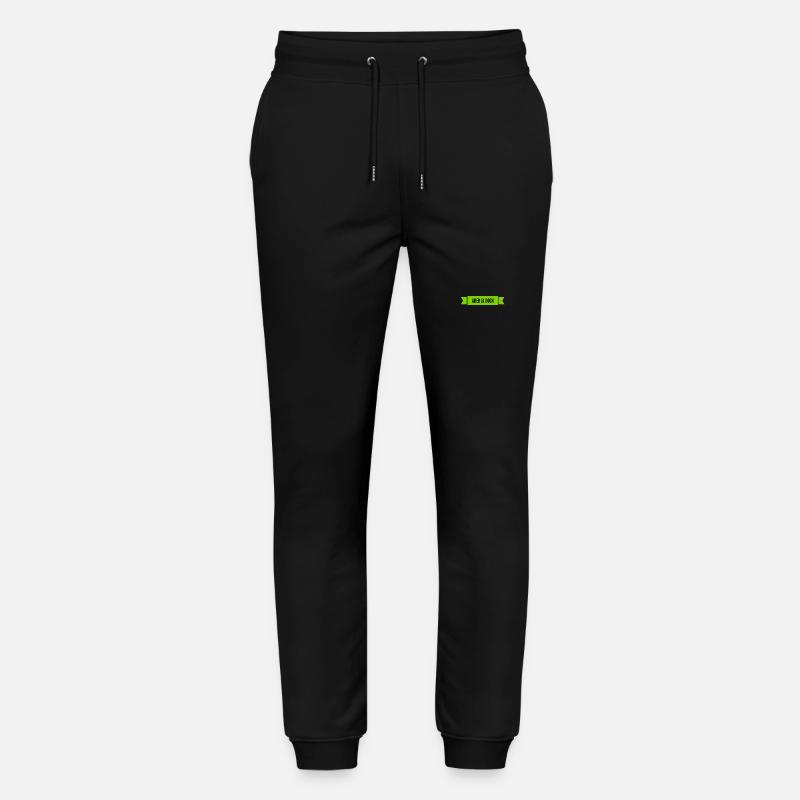 ich bin dafür - Stanley/Stella Unisex Bio Jogginghose Mover  - Schwarz