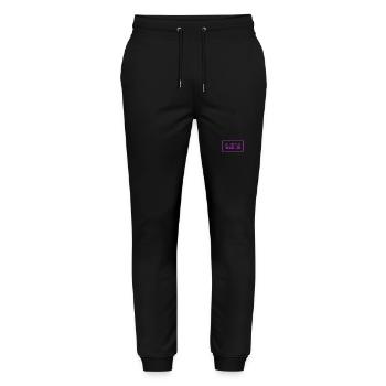 ich will Probleme lösen - Stanley/Stella Unisex Bio Jogginghose Mover  - Schwarz - Vorne - Marisol (170cm) & Nik (191cm)
