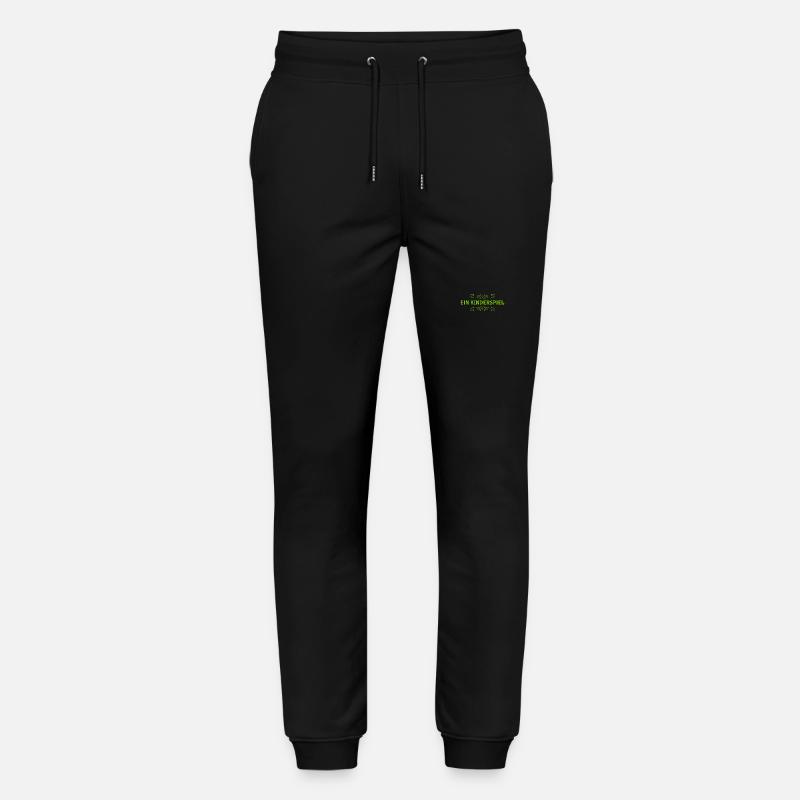 nicht schwer - Stanley/Stella Unisex Bio Jogginghose Mover  - Schwarz