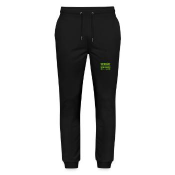 Hochzeiten sind toll - Stanley/Stella Unisex Bio Jogginghose Mover  - Schwarz - Vorne - Marisol (170cm) & Nik (191cm)