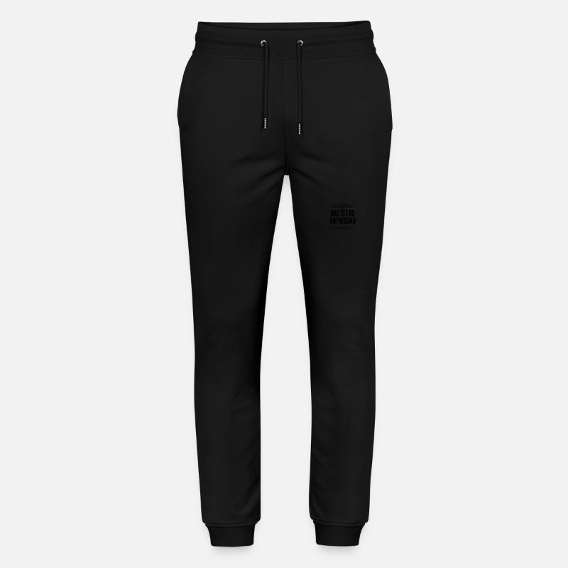 wie aufregend - Stanley/Stella Unisex Bio Jogginghose Mover  - Schwarz