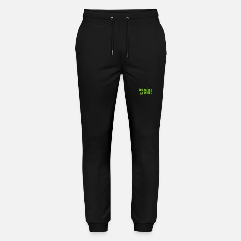 ich bin anders - Stanley/Stella Unisex Bio Jogginghose Mover  - Schwarz