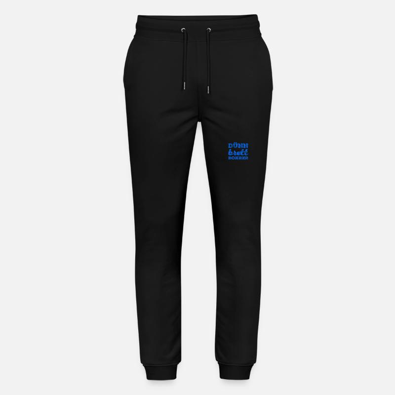 Dünnbrettbohrer - Stanley/Stella Unisex Bio Jogginghose Mover  - Schwarz