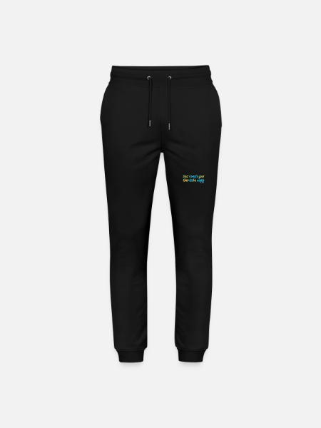 Don't waste your life.. - Stanley/Stella Mover Unisex Organic Jogging Trousers - black