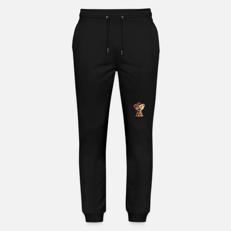 Fröhliches Löwenjunges - Stanley/Stella Unisex Bio Jogginghose Mover  - Schwarz