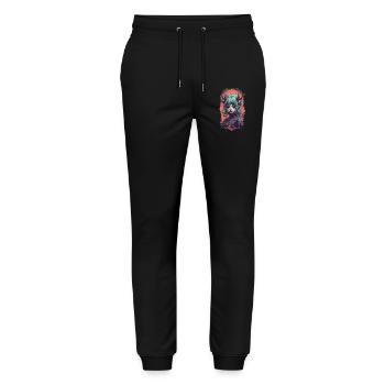 Gothic Demons Girl Victorian Style Design - Stanley/Stella Mover Unisex Organic Jogging Trousers - black - Front - Marisol (170cm) & Nik (191cm)