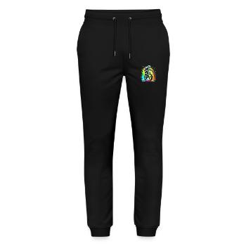 BMX - Cycling Bike - Stanley/Stella Mover Unisex Organic Jogging Trousers - black - Front - Marisol (170cm) & Nik (191cm)