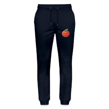 Tomate KawaiAnime japonais - Pantalon de jogging bio MOVER Stanley/Stella unisexe - marine - Devant - Marisol (170cm) & Nik (191cm)