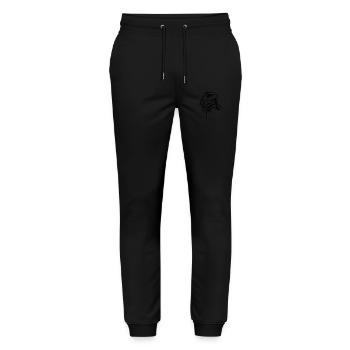 Adler - Stanley/Stella Unisex Bio Jogginghose Mover  - Schwarz - Vorne - Marisol (170cm) & Nik (191cm)